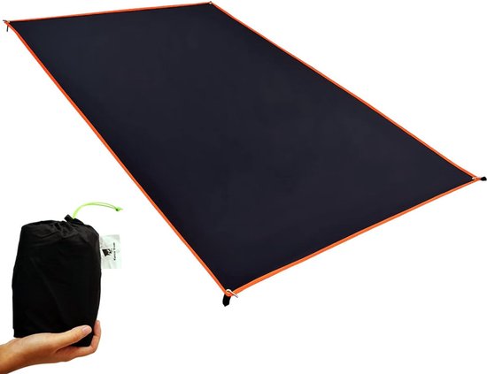 grondzeil tentzeil tentonderlegger voor 1 tot 4 personen, 20D, zeer licht, waterdicht, voor tenttochten, camping en picknick van Forceatt
