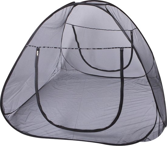 Groot muggennet voor tweepersoonsbed - Insectenbescherming voor binnen en buiten - Pop-up klamboe 140 x 200 cm van RSP当店