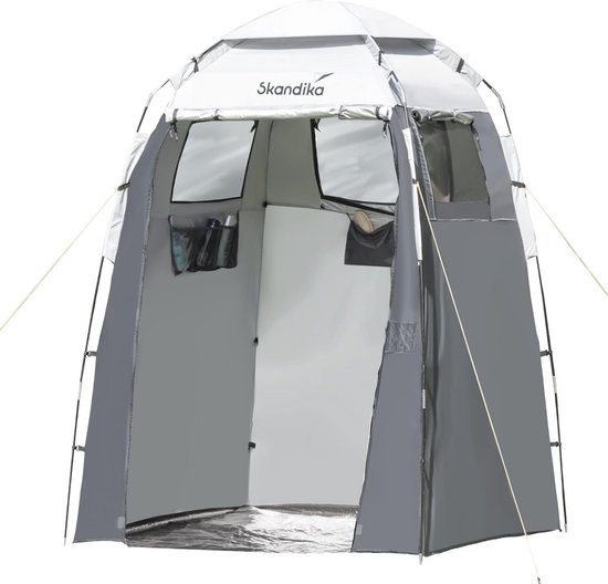 Grote Camping Douchetent met 230 cm Stahoogte - Veelzijdige Omkleedtent voor Douche en Toilet van Lumaland