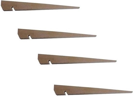 Grote houten tentharing 24x stuks 40 cm - Kamperen tenten artikelen - Tentharingen van De Wit Schijndel.