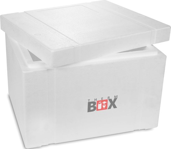 Grote Isolatiedoos van Piepschuim voor Warm en Koel Transport (Ongeveer 53 Liter)