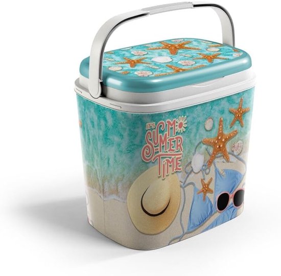 Grote Koelbox - Geïsoleerde Reisbox - Buiten Activiteiten - Lichtgewicht Met Handvat - 27 Liter Capaciteit - Zomer Strand