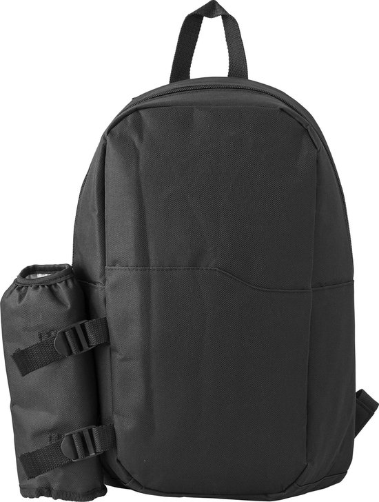 Grote koeltas rugtas/rugzak van 18 liter - zwart - 43 x 29 x 15 cm - Koeltassen - Koelrugzak van Premium Goods