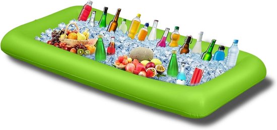 Grote Opblaasbare Buffetkoeler XXL voor Drankjes & Buffet - Drijvend IJsemmer voor Zwembad en Feesten
