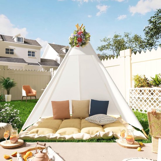 Grote Tipi Tent voor Volwassenen - Ideaal voor Feesten en Fotorekwisieten