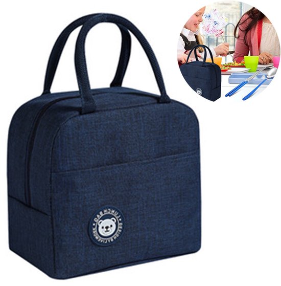 Gsedaox-Geïsoleerde Koeltas-Lunchtas-23*21*13 cm-Compact & Handig-6 liter-Blauw van Gsedaox