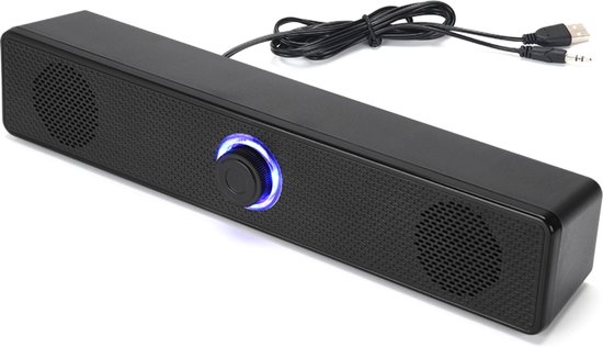 Gsedaox - Soundbar voor TV - Draadloos -Compacte Soundbar met Bluetooth- Hoogwaardig geluid - Film, Muziek & Games van Gsedaox