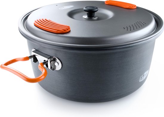 GSI Halulite CookPot 3.2L - lichtgewicht pan met deksel en vergiet