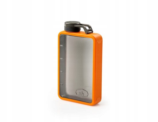 GSI Outdoors Boulder Flask 300ml - Oranje, BPA-vrij, Onbreekbaar