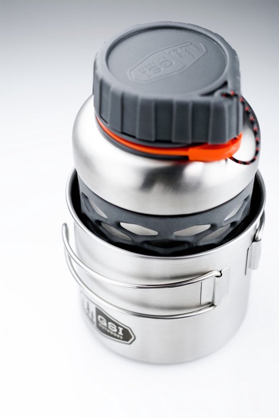 GSI Outdoors Glacier Stainless Mok/Pot 591ml - lichtgewicht - compact