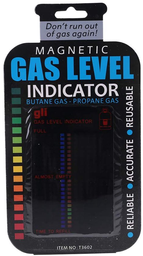guangzhou Practical Propane Butane, LPG, Fuel Tank Level Indicator, Magnet Bottle, Gas Temperature Bottle, Black - ShopVlot