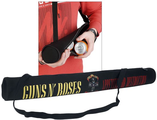 Guns N' Roses Tas voor blikjes met print Unisex Koeltas - zwart - Standard van Merkloos