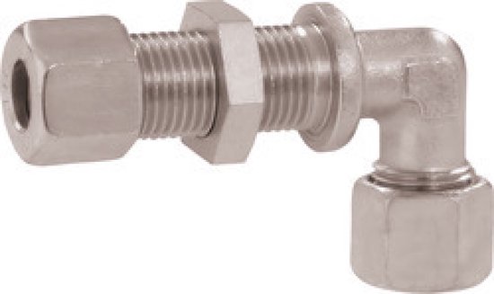Haakse Wanddoorvoer 8x8mm van Gardena