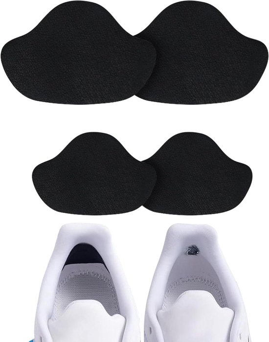 Hak Reparatie Set - Hielzooltjes Inleg - Schoenen Herstellen - Zelfklevend Materiaal - 4 Stuks - Zwart