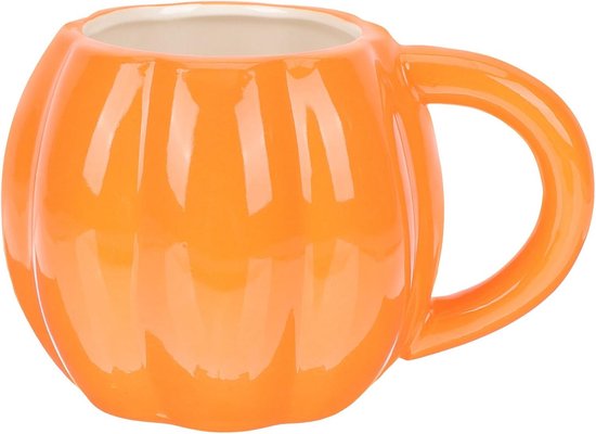 Halloween Mok Pompoen Keramisch Thee Koffie Mok Oranje 3D Vorm Herfst Oogst Festival