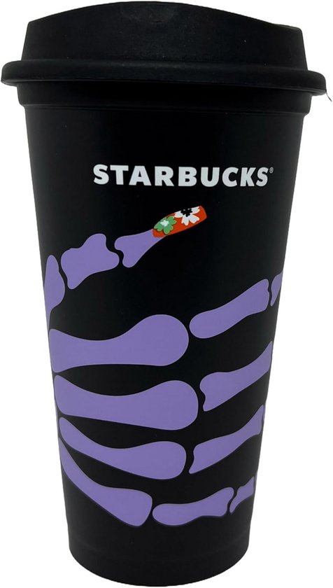 Halloween Skelet Hand Herbruikbare Reismok Grande 473ml
