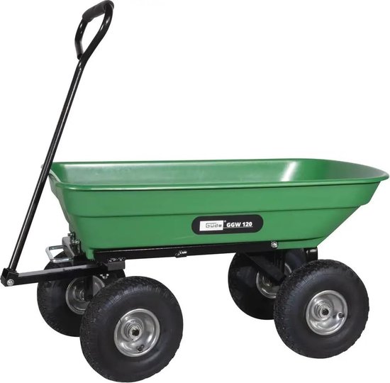 Handwagen Kantelbaar 120 kg | Tuinwagen en Transportwagen voor Alle Doeleinden van Polymath.