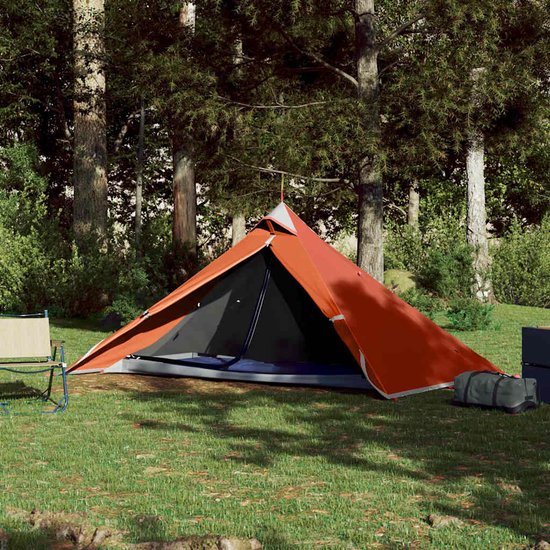 Hangende tipi tent 1-persoons waterdicht oranje van Explore Planet Earth