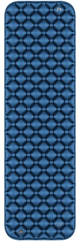 Hannah Curt 6 Opblaasbaar Matras Blauw 195 x 58 x 6 cm van Merkloos