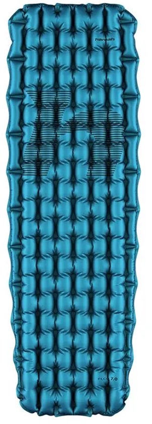 Hannah opblaasbare slaapmat Float 7.0 Ocean Depths - Blauw van Merkloos