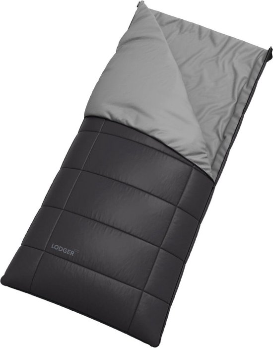 Hannah Outdoor slaapzak dekenmodel Lodger 100 links -1°C - Grijs van Hannah