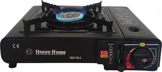 Happy Home Portable GAS Stove Camping kooktoestel gasfles van Happy Home