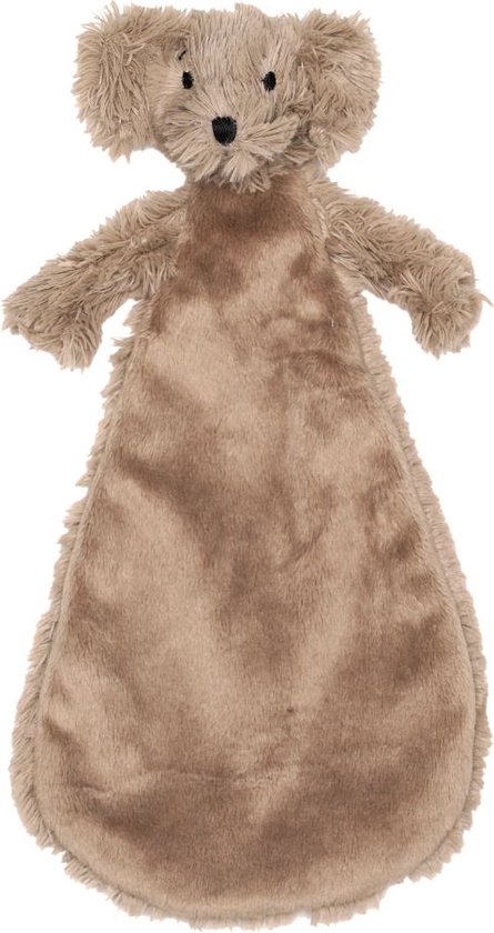 Happy Horse Teckel Duke Knuffeldoek 26 cm - Bruin - Baby cadeau van Happy Horse