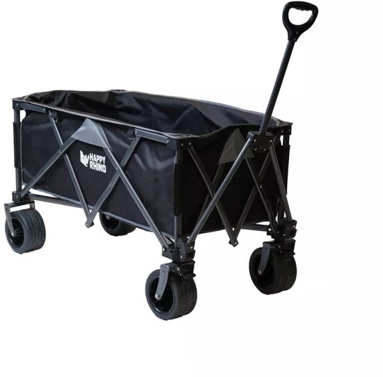 Happy Rhino - Bolderwagen Bunya - Bolderwagens - Blauw - 11kg - Polyester - 50 x 11 x 70 cm