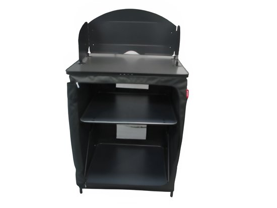 Happy Rhino - Campingkast Prespa - Grijs - Aluminium buis - 66.5 x 53 x 86 cm