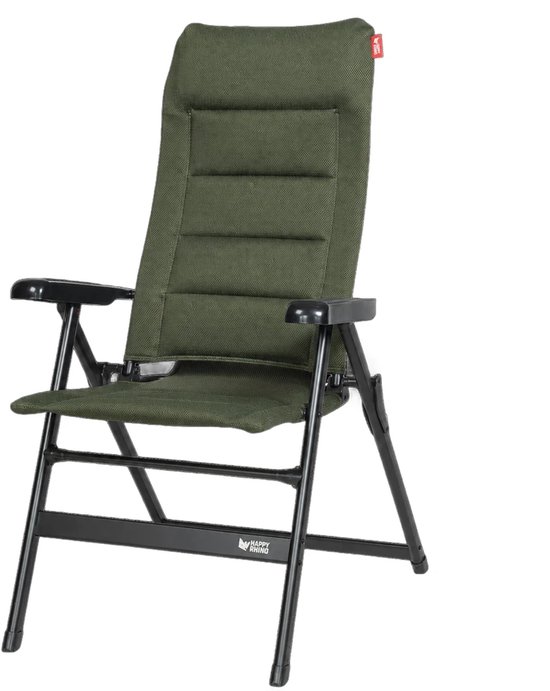Happy Rhino - Campingstoel Rila L - Vouwstoelen - Groen - 5,3kg - 3D mesh - 44 x 53 x 48 cm