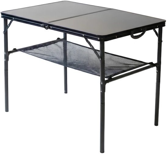Happy Rhino - Campingtafel Pirin - 60 x 3.5 x 80 cm - Opvouwbaar - Grijs - Kampeertafel - MDF - Eettafels van Happy Rhino