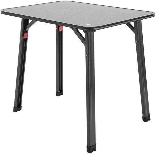 Happy Rhino - Campingtafel Tablas - Eettafels - Grijs - 4,9kg - Aluminium buis - 80 x 60 cm