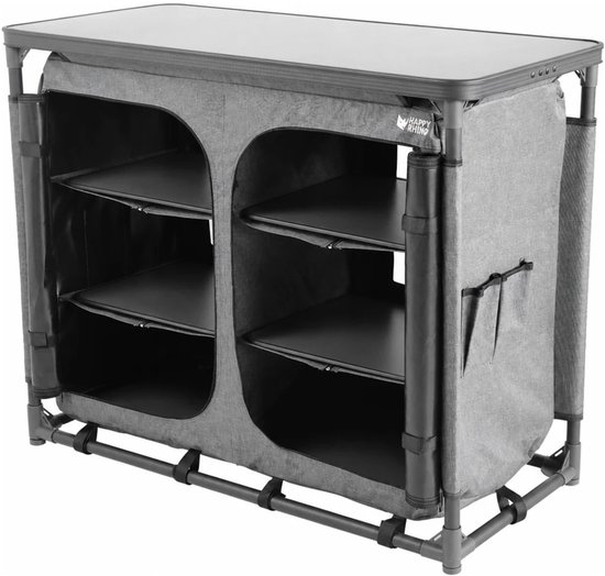 Happy Rhino - Opbergkast Stelvio - Polyester - Campingkast - Voorraadkast - Kampeerkast - 49 x 10.8 cm