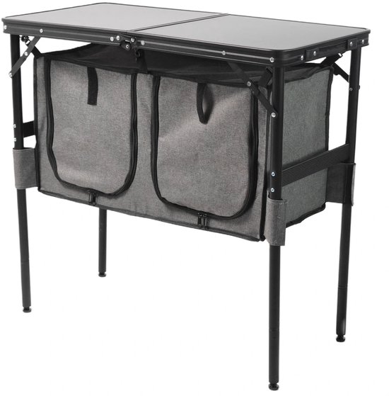 Happy Rhino - Opbergkast Vikos - Polyester - Campingkast - Voorraadkast - Kampeerkast - 40 x 4 x 68 cm