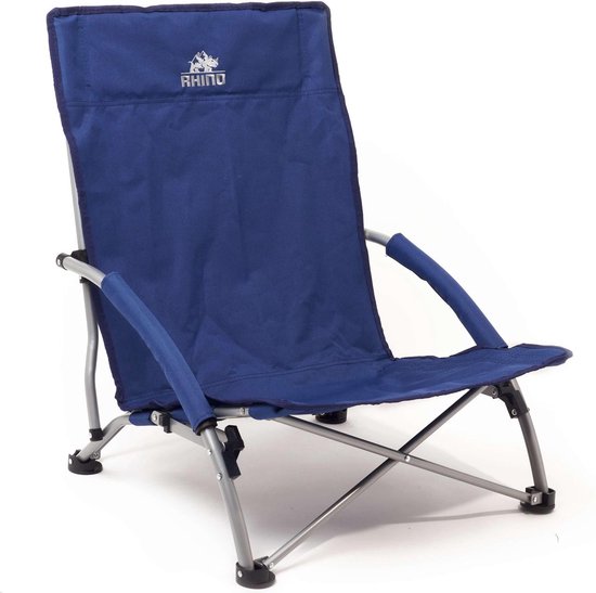 Happy Rhino - Strandstoel Taiga - Blauw - Strandstoelen - 3kg - Polyester - 38 x 3 x 20 cm van Merkloos