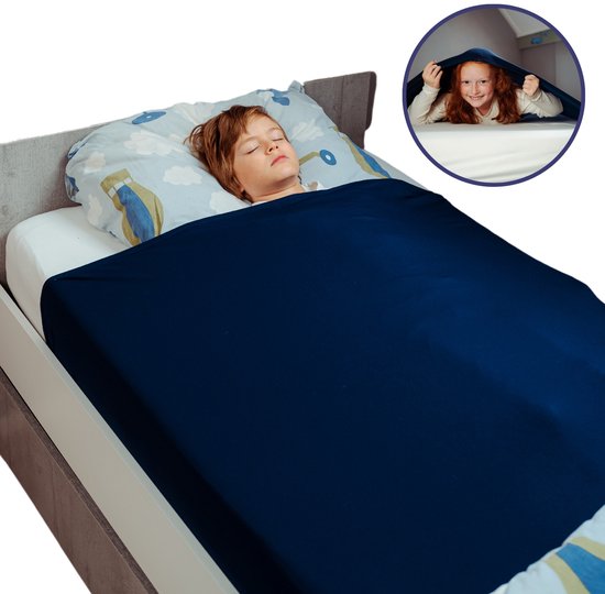 HappyKido® Sensorische Slaaptunnel - Dekbedovertrek - SPD, Angst, ADHD, Autisme - Omhelzend gevoel - Alternatief voor Verzwaringsdeken - Peuterbed van Merkloos