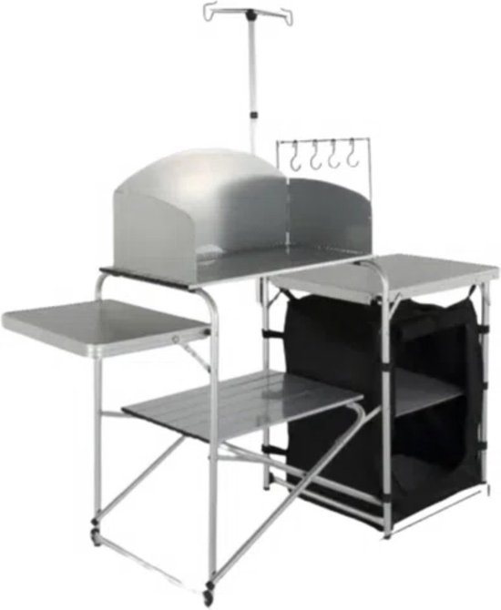 Happyment buitenkeuken - Campingkeuken - Kampeerkeuken - Inclusief keukenkastje
