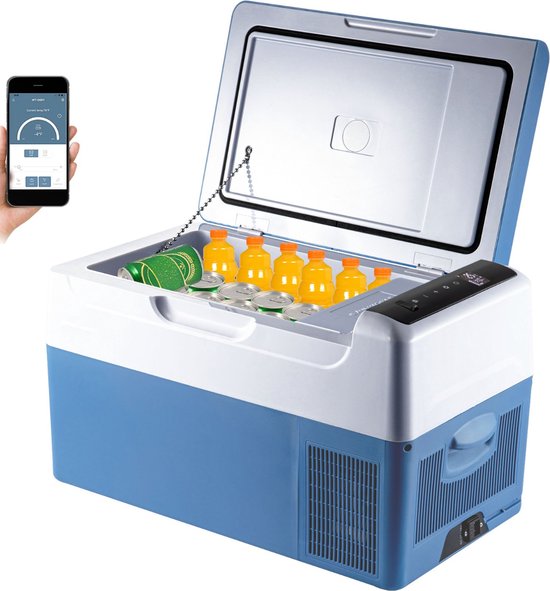 Happyment Koelbox 20L - Werkt met APP - Auto - Icebox - Koeler - Koelkast - Frigo van Happyment