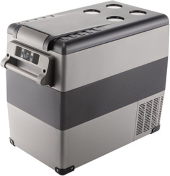 Happyment Koelbox deluxe 45L - Vriezer en koelkast -Elektrisch - Camping - Auto, vrachtwagen - DC 12V/24V - AC 100V/240V - Koelt en verwarmt van Happyment
