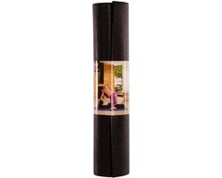 Harde yogamat 8 mm zwart 173x61x08 cm - 173X61X0.8 cm van Merkloos