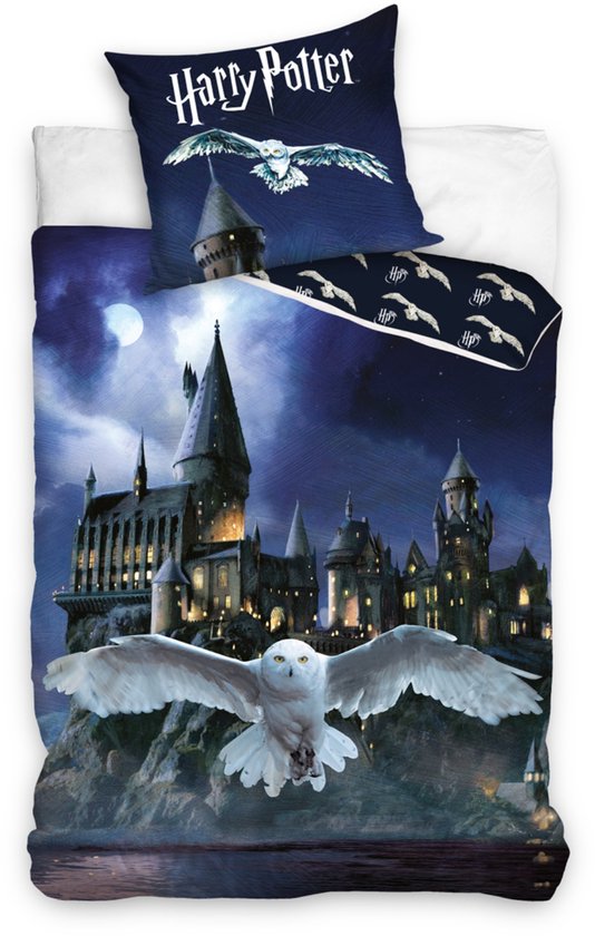Harry Potter Dekbedovertrek - Katoen - 140x200cm - Kussensloop 60x70cm van Good Morning