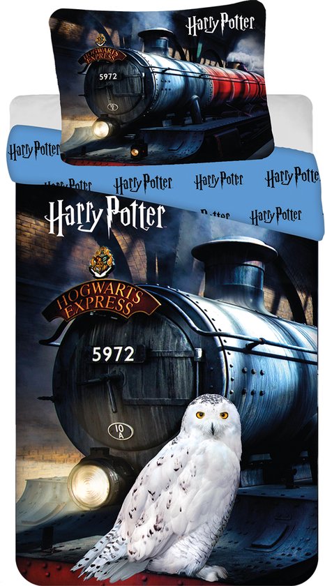 Harry Potter Gryffindor Dekbedovertrek 140x200cm Katoen Grote Kussensloop 70x90cm van Merkloos