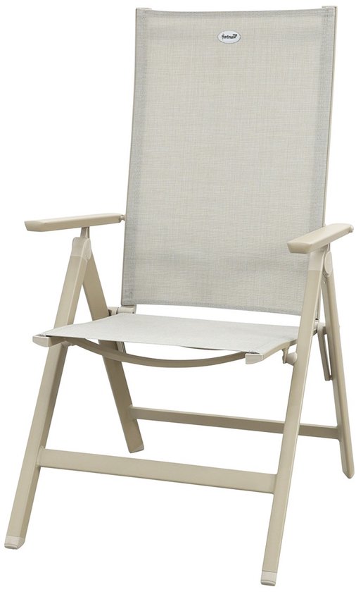 Hartman Napoli verstelbare tuinstoel - Latte van Merkloos