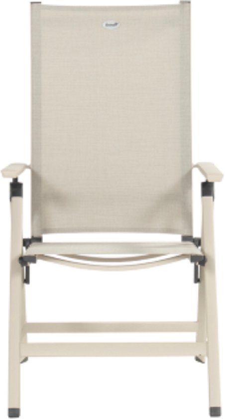 Hartman tuinstoel - verstelbaar - Aruba - zand/beige - alu/textyleen