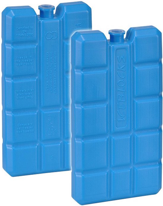 Haushalt koelelementen - 200 gram - 2 stuks - 8 x 2 x 15 cm van Haushalt