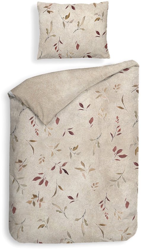 Heckettlane Dekbedovertrek Katoen Satijn Caterina - Natural - 100% Katoen-Satijn - Dekbedovertrek 140x200/220cm - Eenpersoons - Padua van Merkloos