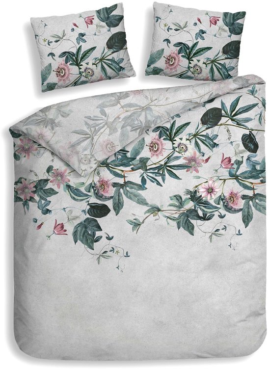 Heckettlane Dekbedovertrek Katoen Satijn Kanya - Multi - 100% Katoen-Satijn - Dekbedovertrek 240x200/220cm - Lits Jumeaux - Bangkok van Merkloos