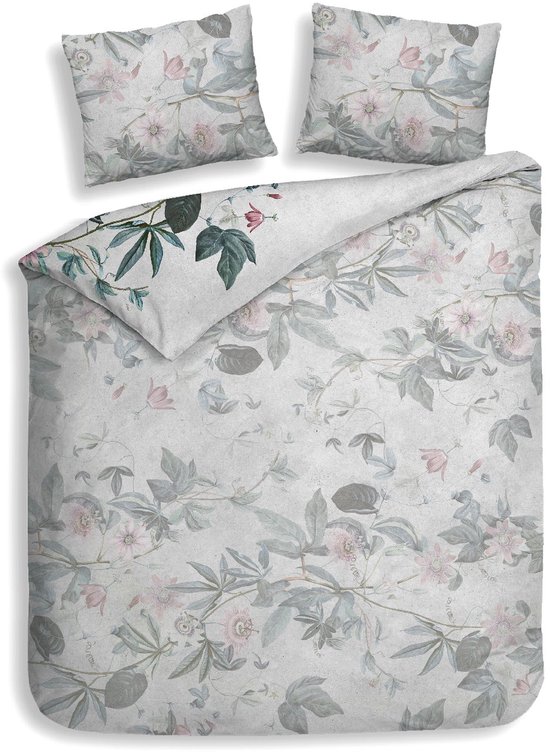 Heckettlane Dekbedovertrek Katoen Satijn Kanya - Multi - 100% Katoen-Satijn - Dekbedovertrek 260x200/220cm - Lits Jumeaux Extra Breed - Bangkok van Merkloos