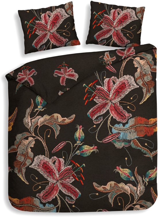 Heckettlane Dekbedovertrek Katoen Satijn Zia - Multi - 100% Katoen-Satijn - Dekbedovertrek 200x200/220cm - Tweepersoons - Santa Fe van Merkloos