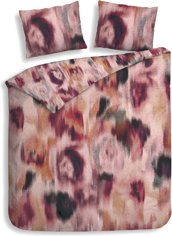 Heckettlane Jolijn Dekbedovertrek - Tweepersoons - Katoen - 200x200-220cm - Rood van Heckettlane
